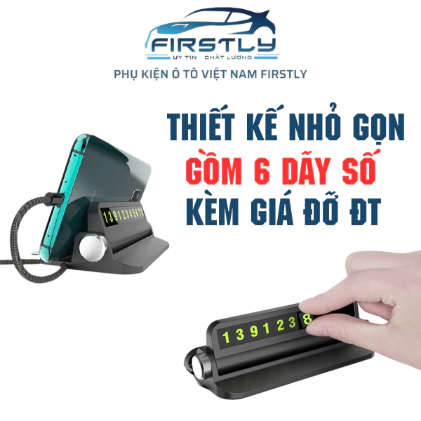 Bảng số điện thoại gắn taplo, bảng ghi số điện thoại có giá đỡ gắn trên ô tô - Hình ảnh 2