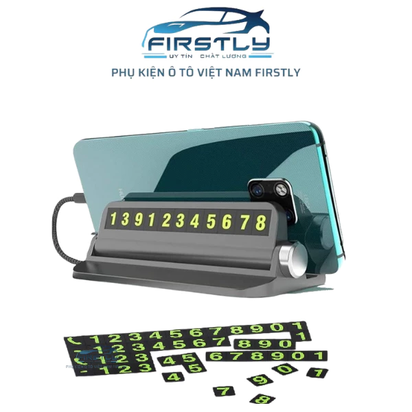 Bảng số điện thoại gắn taplo, bảng ghi số điện thoại có giá đỡ gắn trên ô tô - Hình ảnh 3